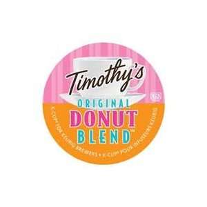 Timothys Donut K Cups  24 K Cups (Pack of 2)  Grocery 