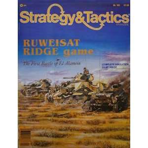 TSR: Strategy & Tactics Magazine #105, with Ruweisat Ridge Board Game 