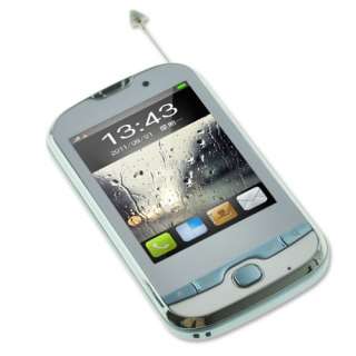New Fashion Unlocked Dual Sim Analog TV Mobile Touch Cell Phone 