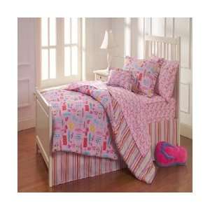  Freckles Hawaiian Surf Pink 7 piece Bed In a Bag