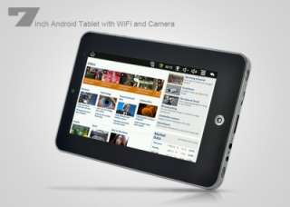 New 7 Inch Android 2.2 Tablet with WiFi and Camera   White (Christmas 