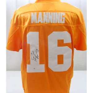 Peyton Manning Autographed Tennessee Volunteers Jersey   Autographed 