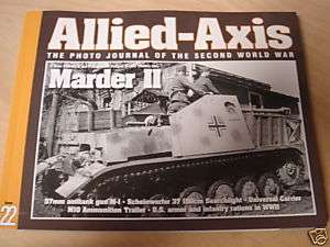 WW2 German Marder 2 Tank Armour Allied Axis Ref Book  