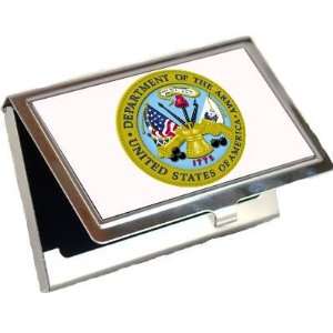  Army Logo Business Card Holder: Office Products