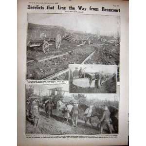   WW1 1916 Falkenhayn Austrain Howitzer Guns Beaucourt