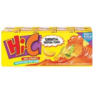 Hi   C Box Torna Tropical Punch 10P   4 Pack  Grocery 