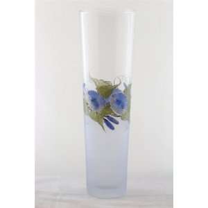 Beautiful Scenery Hand Blown Art Glass Vase 