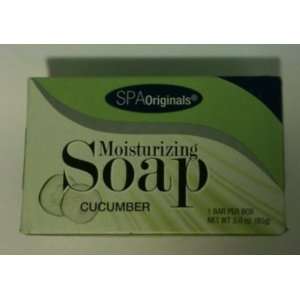 SPA Originals Moisturizing Soap, Cucumber, 1 Bar Per Box (3.0 Oz [85g 