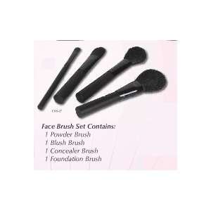  Total Beauty 4 Count Face Brush Set Beauty
