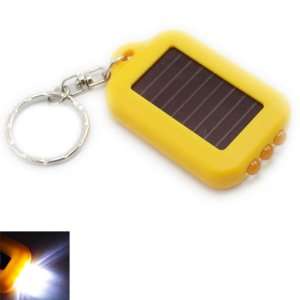   Power 3 LED Flashlight Torche with Key Chain Yellow: Home Improvement