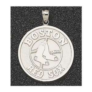  14Kt Gold Boston Red Sox Round Logo Giant: Sports 