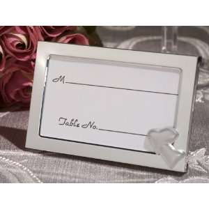  Two Hearts become one Place card frame.
