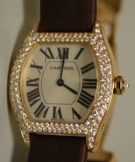 Cartier Tortue 18k Yellow Gold Diamond Ladies Watch !!!  