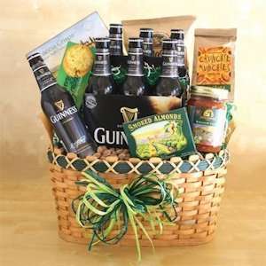 Irish Pub Guinness Beer Basket Grocery & Gourmet Food