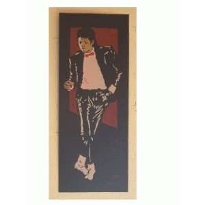    Michael Jackson Silkscreen Poster Dance Moves: Home & Kitchen