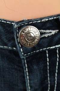   denim TRUE RELIGION JOEY BIG T jeans pants topstitch 27 SMALL  