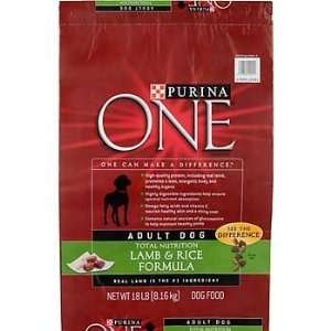  Purina ONE SmartBlend Lamb and Rice Dry Dog Food Pet 