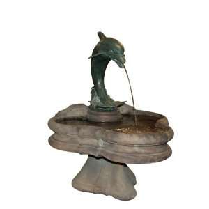  Henri Studio Leaping Dolphin Hybrid Fountain   Natural 