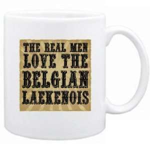    The Real Men Love The Belgian Laekenois  Mug Dog: Home & Kitchen