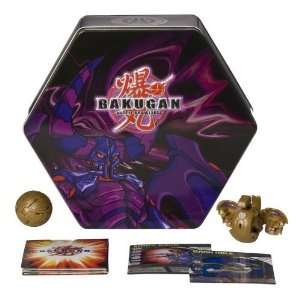  Bakugan Bakutin Lot All 6 Collectors Tins Toys & Games