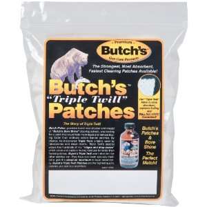  ButchS Bench Rest Twill Cleaning Patches (Bag 1000) (1 1 