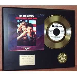  Tom Cruise Top Gun 24kt Gold 45 Record & Original Sleeve 