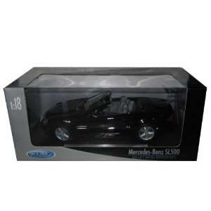   : Mercedes SL Class SL500 Black 1:18 Diecast Model Car: Toys & Games