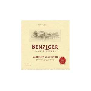  Benziger Sonoma County Cabernet Sauvignon 2008 Grocery 