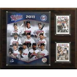  MLB Minnesota Twins 2011 Team Plaque