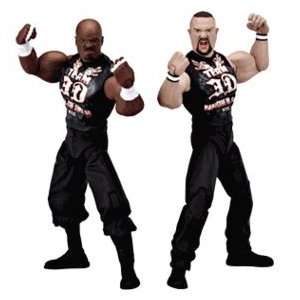  TNA Cross The Line Series 2 Team 3D Action Figure Two Pack 