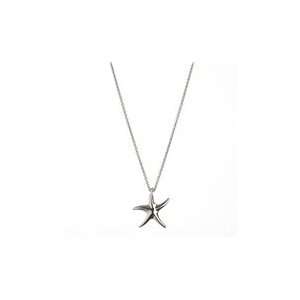  Tiffany Inspired Starfish Pendant Necklace