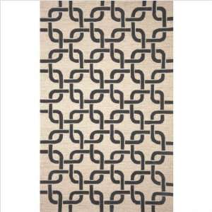  Spello Chains Rug Black 8W x 10D (Black) (0.125H x 8W 