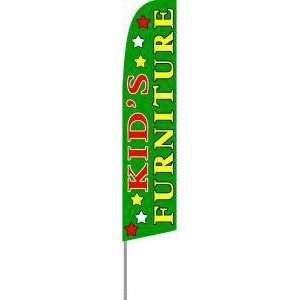  Kids Furniture Extra Wide Swooper Feather Flag: Office 