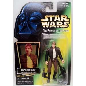  POTF2 Han Solo (Bespin) GREEN CARD C8/9: Toys & Games