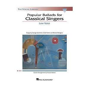  Popular Ballads for Classical Singers Musical Instruments