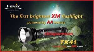 Fenix TK41 CREE XM L LED AA Flashlight 800 lumens  