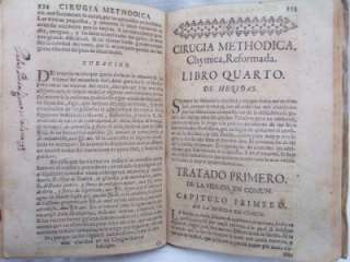 1722 v. Rare SPANISH MEDICAL BOOK Madrid 2nd Ed Vellum  
