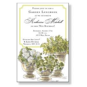 Potted Plants Invitations