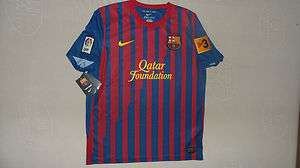 11/12 Liga BBVA Española #10 Messi FBC Barcelona Home Soccer Jersey 