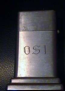 Rare 1952 USAF OSI Named Agent Barcroft Zippo Lighter  