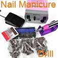Electric Nail Drill File Manicure Machine +3 Bits W New  