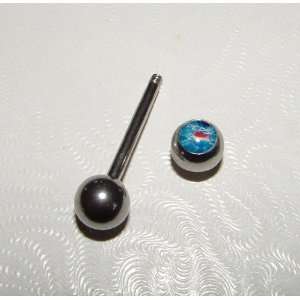  Pepsi Logo Tongue Ring .316L Surgical Steel Body Jewelry 