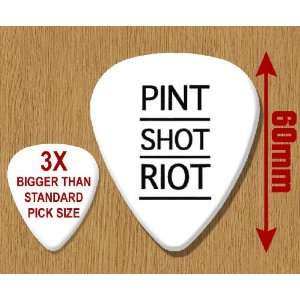  Pint Shot Riot BIG Guitar Pick: Musical Instruments