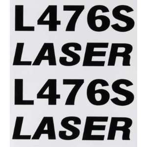  Decals Laser .40 ARF Toys & Games