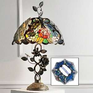  Tiffany Style Floral Baroque Table Lamp: Home Improvement