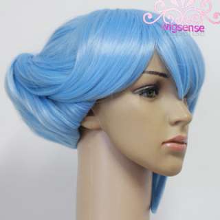 New BLUE ROSE Tiger&Bunny Anime Costume Cosplay Party Hair Full Wig 