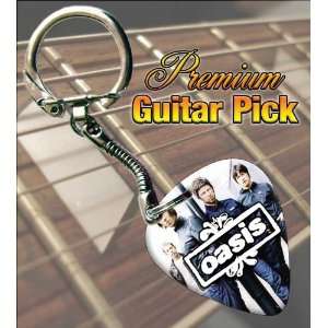  Oasis (1) Premium Guitar Pick Keyring: Musical Instruments