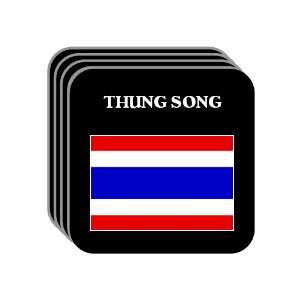 Thailand   THUNG SONG Set of 4 Mini Mousepad Coasters 