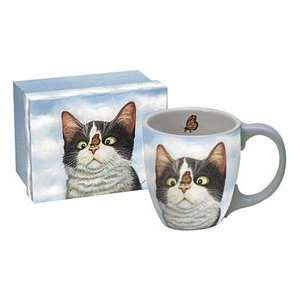  HUGO HEGE Cat Mug Coffee Cup by LANG, Art by Lowell 