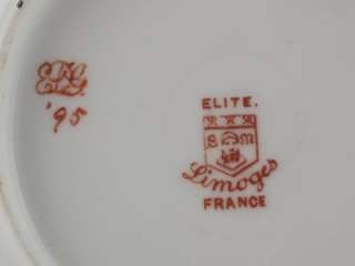 ELITE LIMOGES DEMITASSE CUP & SAUCER,1895  